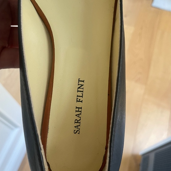 Sarah Flint Natalie Black Vachetta Flat Size 37 - Picture 6 of 15